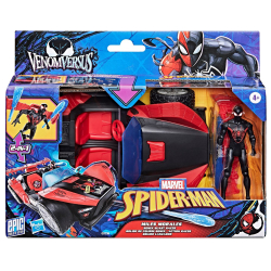 Hasbro Marvel Spider-Man - Транспортное средство VenomVersus с пусковым устройством + фигурка Майлз Моралес G0736
