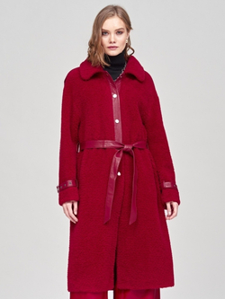 Шуба чебурашка тедди, Северина (арт. C1135rm016bz)