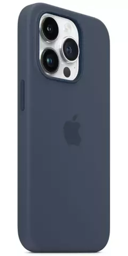 Чехол силиконовый для IPhone 14 Pro Max with MagSafe Storm Blue