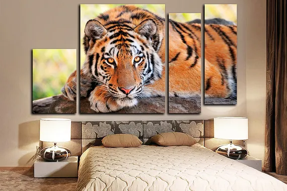 Модульная картина "Тигр"