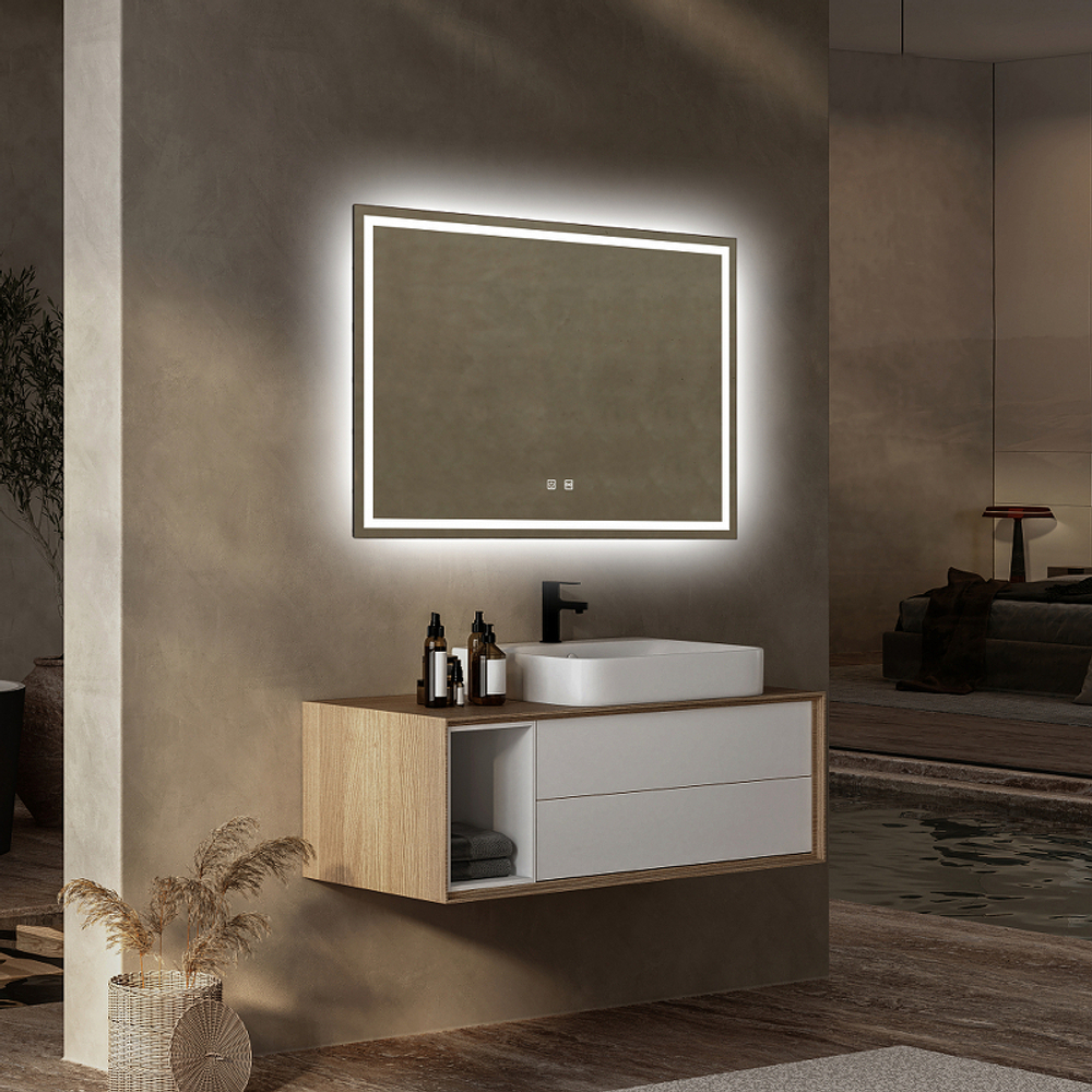 Зеркало Abber See 80 AG6104SP с подсветкой с сенсорным выключателем и диммером