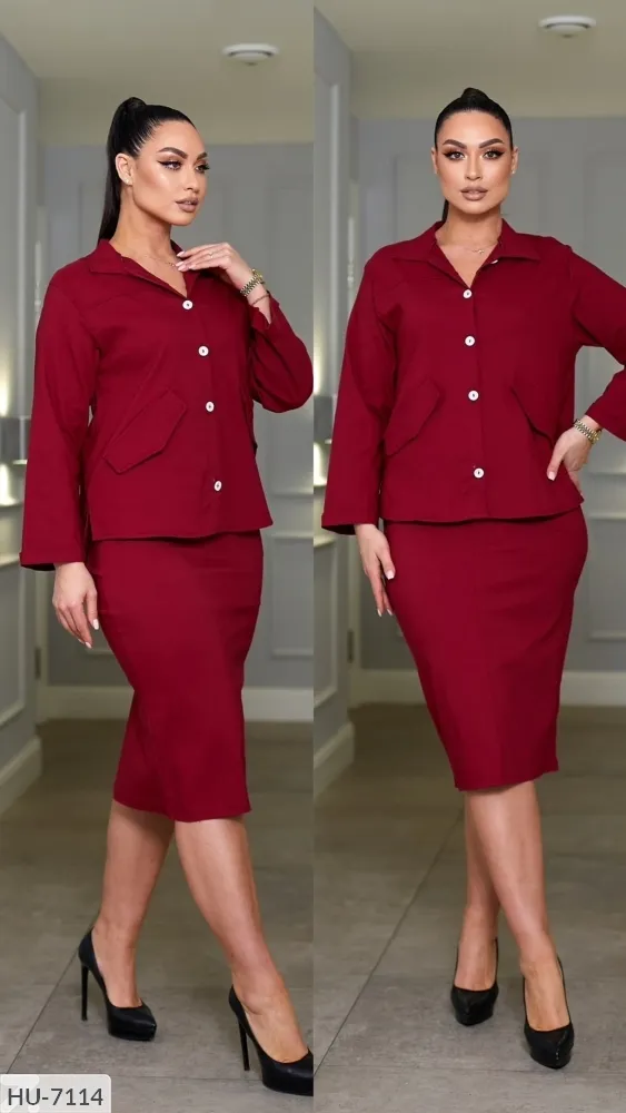 Костюм HU-7114 Фабрика Моды