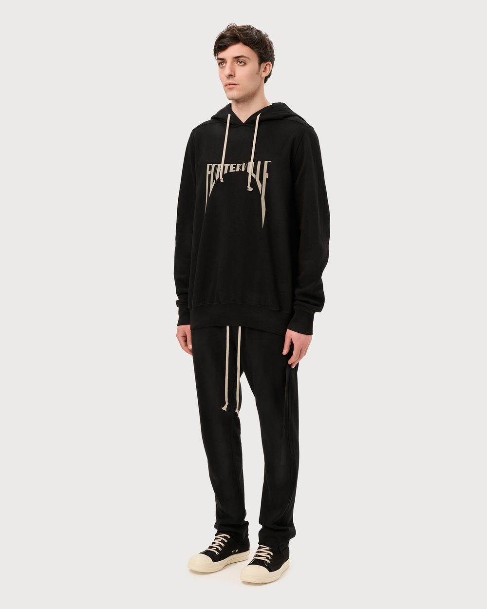 RICK OWENS DRKSHDW БРЮКИ ЧЕРНЫЕ KNIT BERLIN RIG