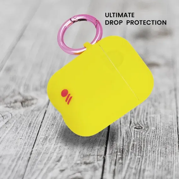 Case-Mate AirPods Hook Ups Case & Neck Strap Lemon