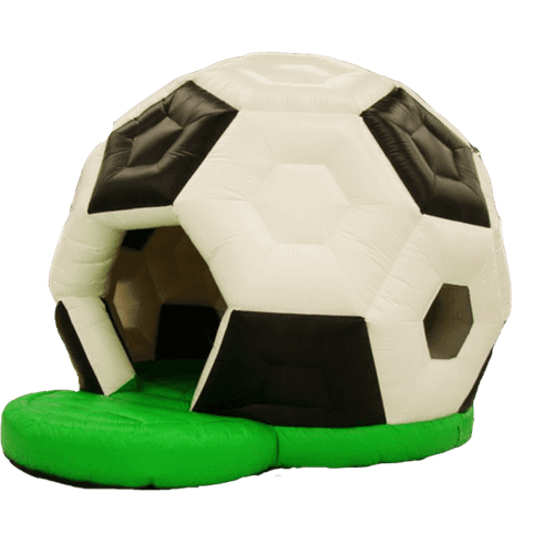 Коммерческий надувной батут «Футбольный мяч» с крышей, 4,5*4,5*5