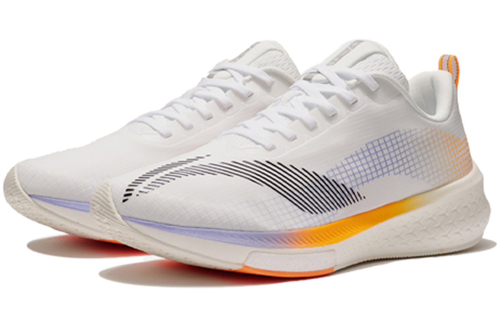 LiNing Li Ning Chitu 5 Pro fabric non-slip wear-resistant rebound low-top running shoes white