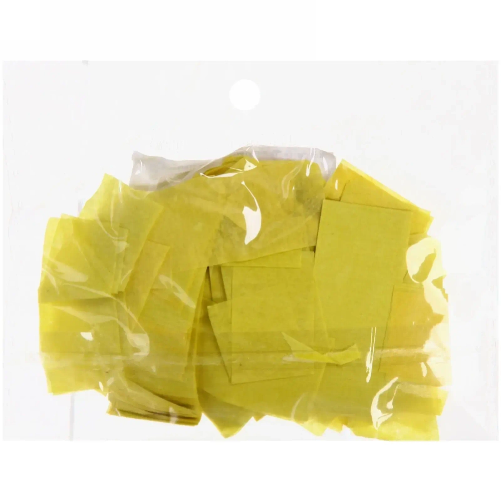 Конфетти «Прямоугольники желтые» 18 г, бумага
