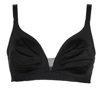 Бюстгальтер-триангул с мягкой чашкой без косточек S5 (Размер: 5C) (Цвет: черный)