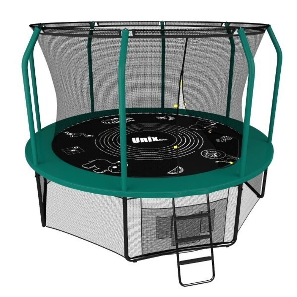 Батут UNIX line SUPREME GAME 10 ft Green