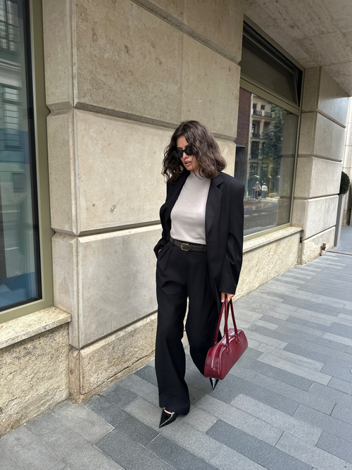 Жакет из вискозы однобортный черный