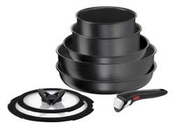 Набор посуды Tefal Ingenio Daily Chef Black 8 предметов 16/18/22/26/26 см L7629242