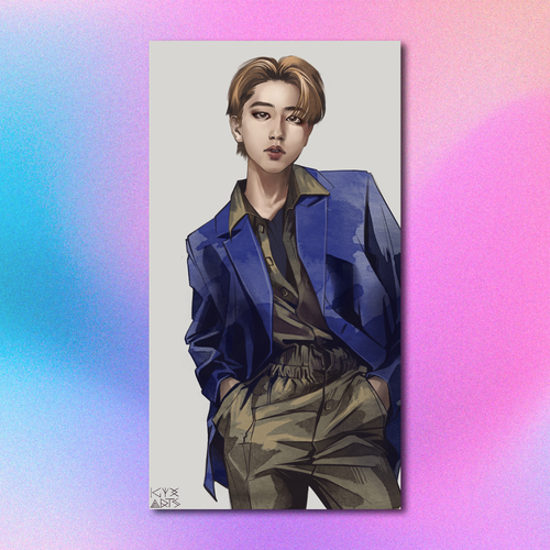 Арт принт / igyx_art / STRAY KIDS / Джисон #5