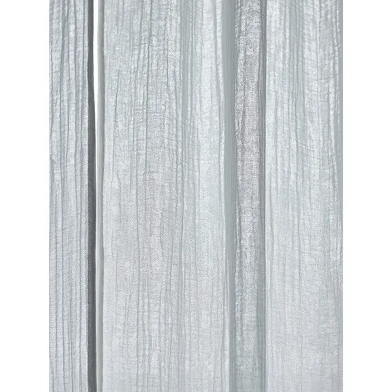 Штора из муслина с декором синего цвета из коллекции essential, 150х290 см