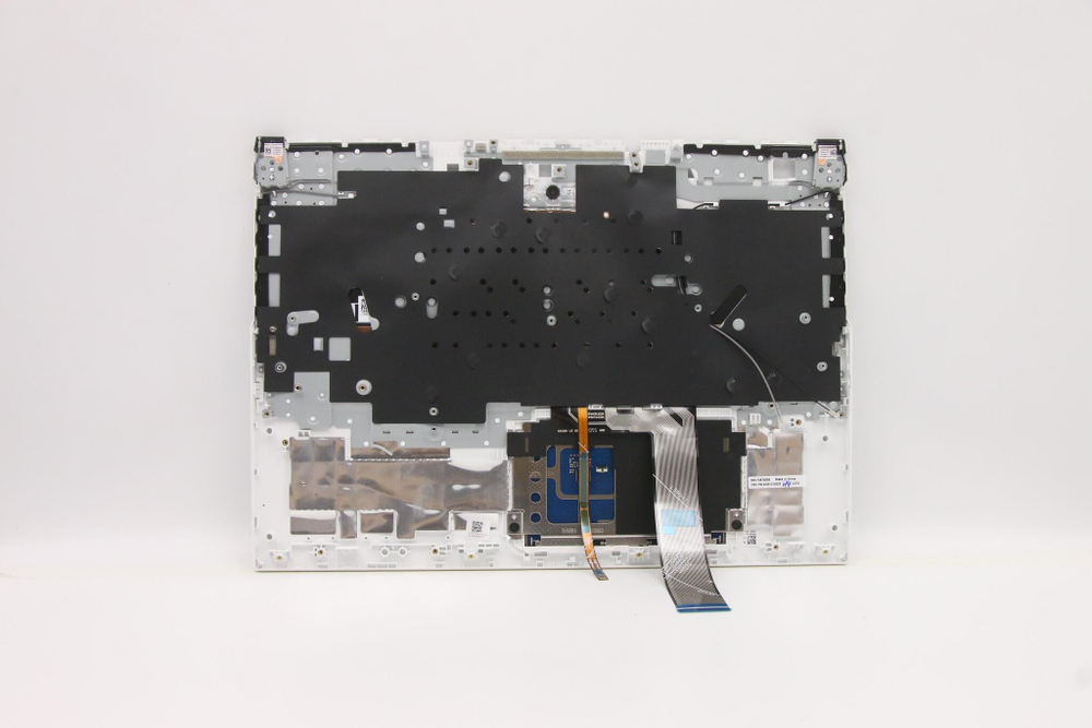 Верхняя панель с клавиатурой (топкейс) для ноутбука Lenovo Legion 5 Pro-16ITH6 82JF раскладка - русская, с подсветкой, белый (5CB1D10525), оригинал