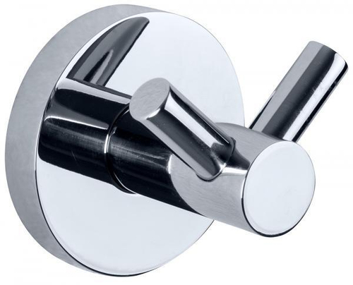 Крючок для ванны двойной нерж. сталь NIZA 16852.B глянцевый