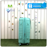 Средний чемодан IMPREZA GRAPHIC с расширителем, Мятный