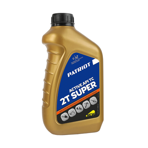 Масло моторное полусинтетическое Patriot Super Active 2T, 0,946 л, 221762