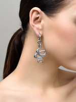 Серьги "Snake" Big Silver