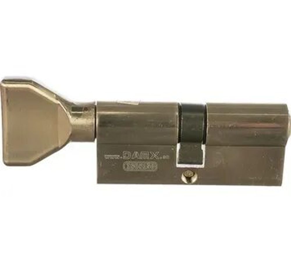 Цилиндровый механизм DAMX NW70 SN ключ/вертушка (матовый никель)  Арт.12876