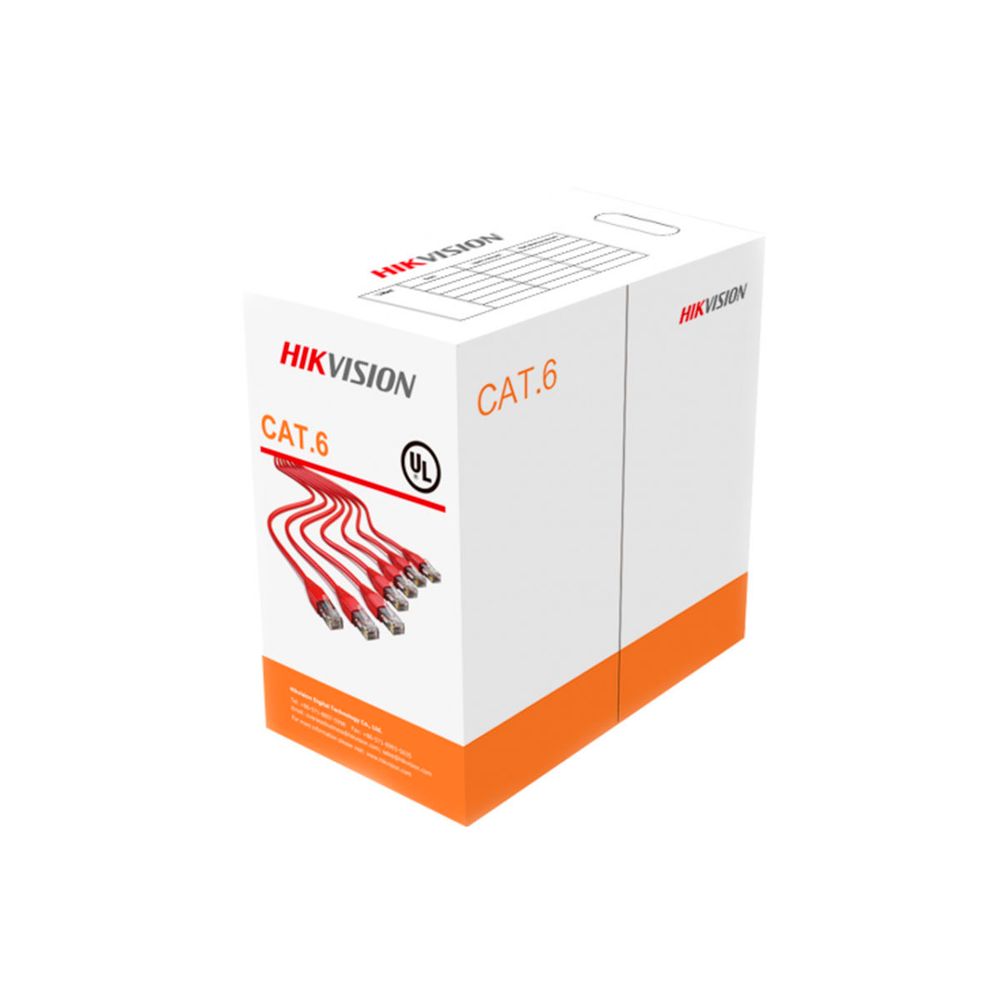 DS-1LN6-UU UTP кат.6, 4 пары, 0,56 PVC кабель витая пара Hikvision