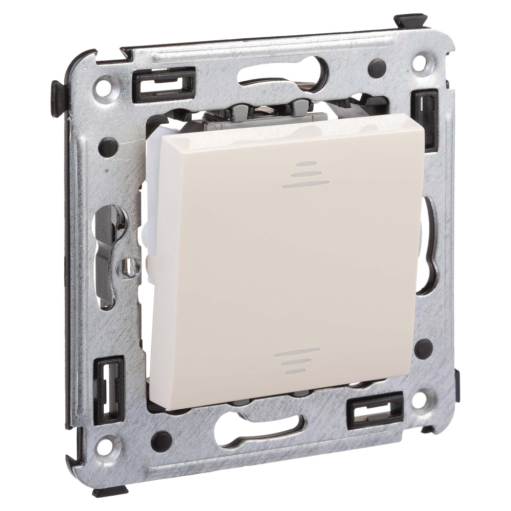 Инвертор одноклавишный в стену, "Avanti", "Ванильная дымка"