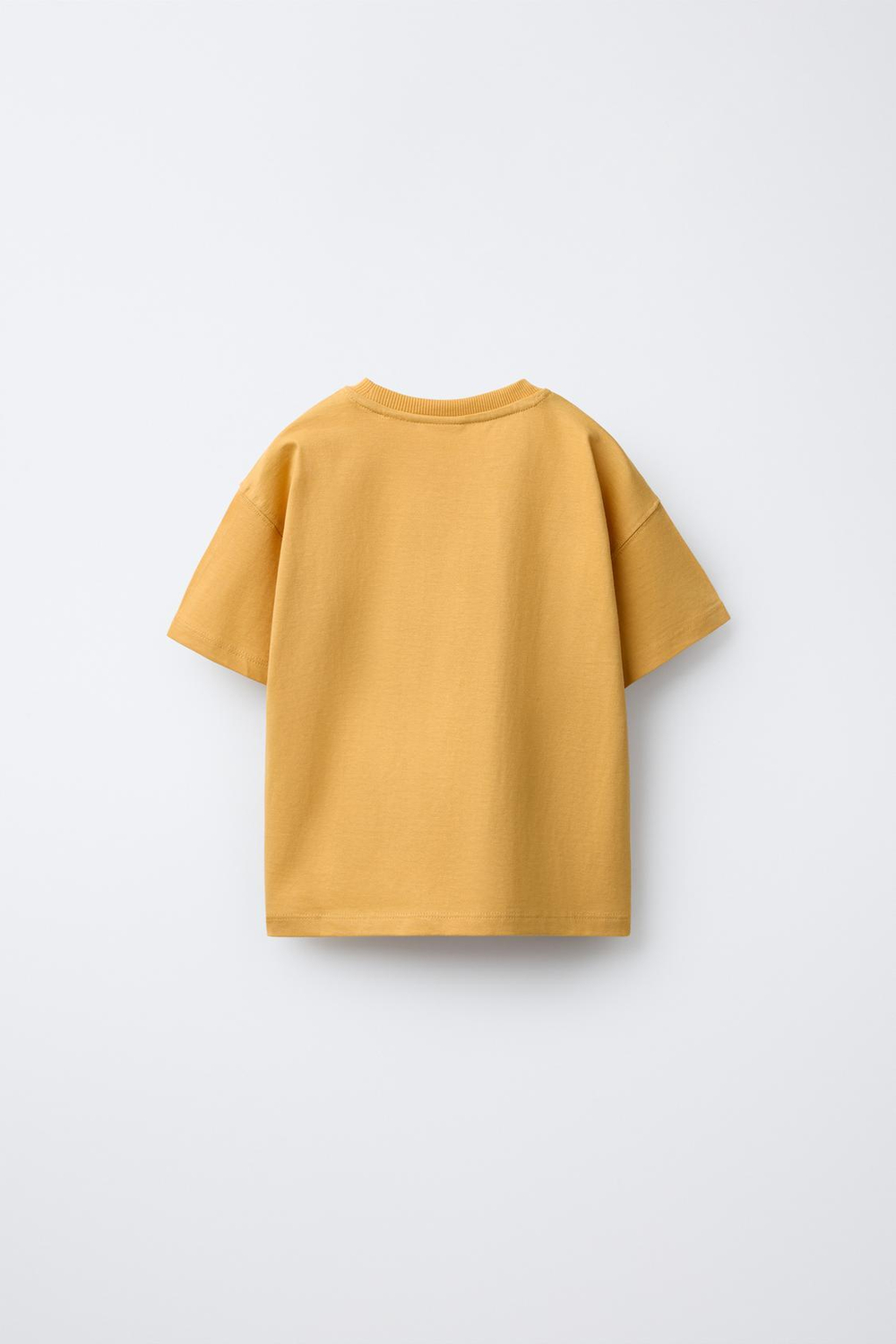 ZARA ФУТБОЛКА С ВЫШИВКОЙ «ЖИВОТНЫЕ», СВЕТЛО-КОРИЧНЕВЫЙ