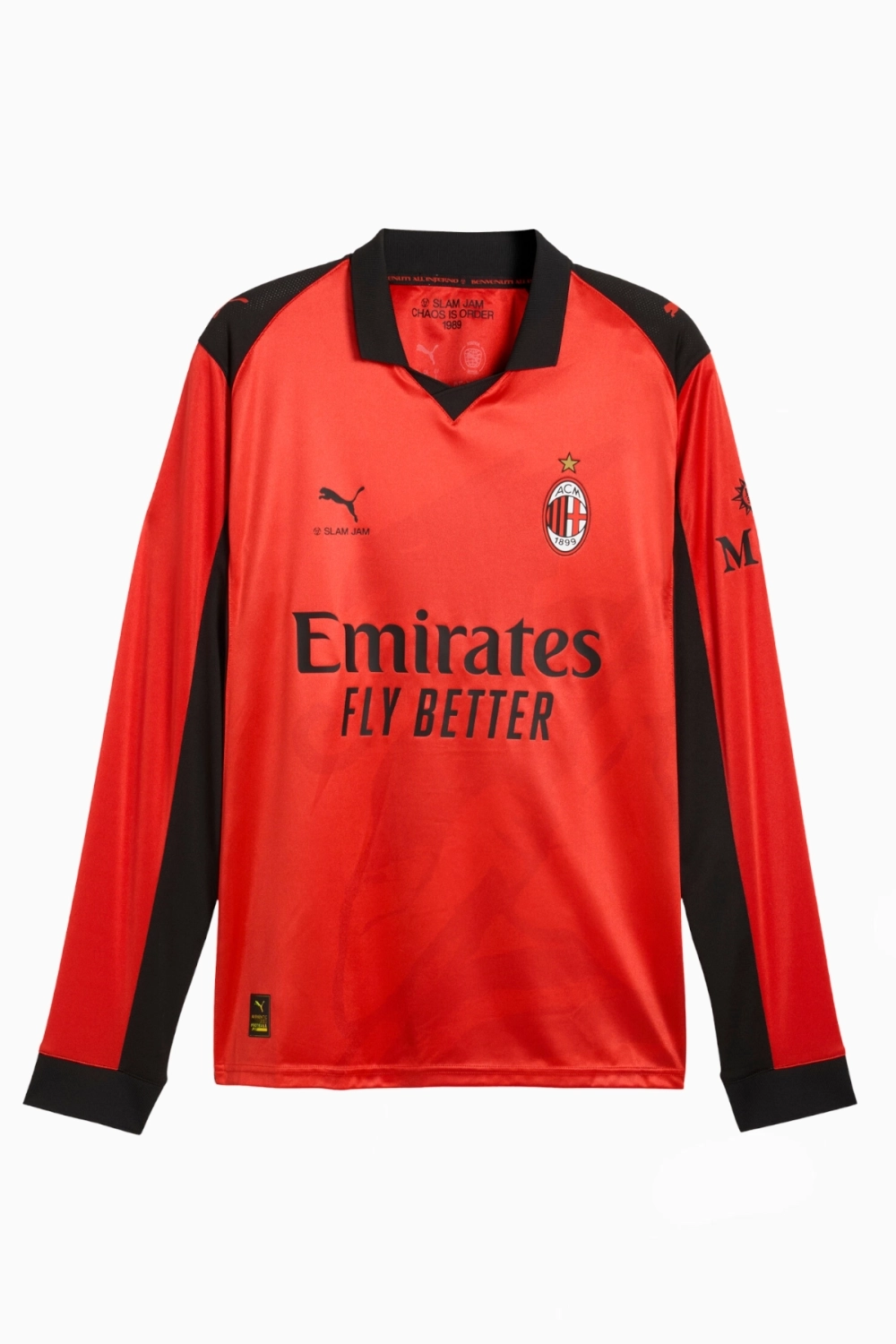 Футболка с длинными рукавами Puma AC Milan x Slam Jam 25/26 - красный