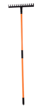 Грабли витые Вихрь 14 зубьев, сталь, с фиберглассовым черенком
