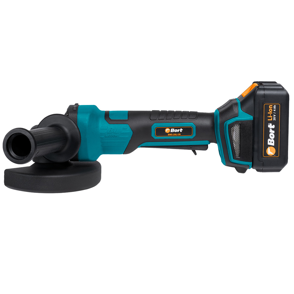 Машина шлифовальная угловая аккумуляторная BORT BWS-20Li-SR (2x4Ah+ЗУ)