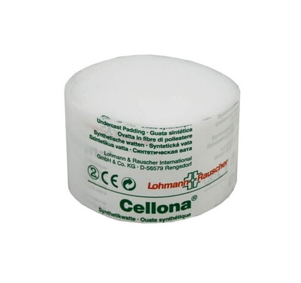 Синтетическая вата Целона / Cellona - для подкладки и защиты костных и нервных выступов под гипсовыми и синтетическими повязками