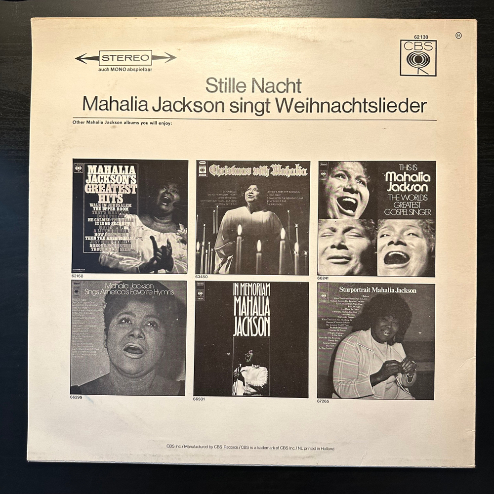 Mahalia Jackson - Stille Nacht (Голландия 1966г.)