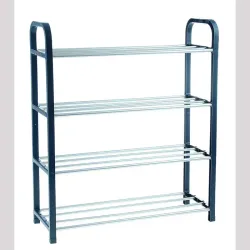 Обувница Доляна (Синий), 4 яруса, 50×19×59 см