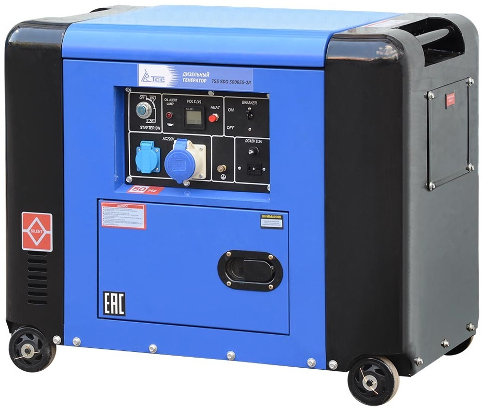 Дизельный генератор ТСС SDG 5000ES-2R с АВР