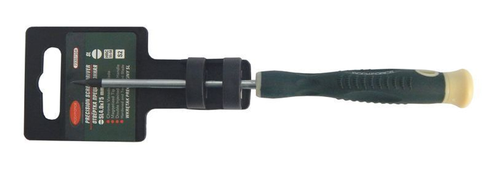 Отвертка шлицевая ювелирная SL4.0х75мм RockForce##Rock FORCE RF-73307504