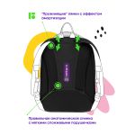 Ранец Berlingo Expert Mini Warrior Robot 36х27х14см, 2 отд., анатомическая спинка, с мешком д/обуви