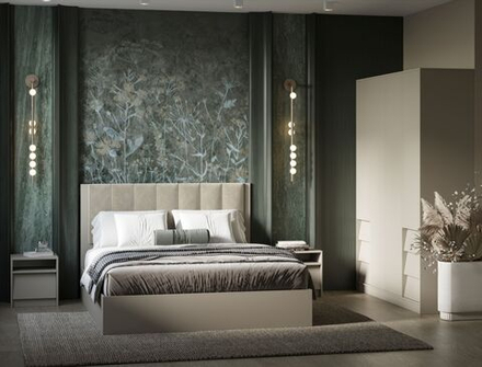 Спальня Ева ЛДСП Кашемир / ЛДСП Кашемир