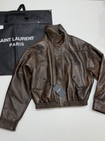 Кожаная куртка Yves Saint Laurent