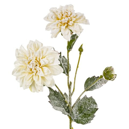 GAEM Цветок искусственный "Снежный георгин", L18 W10 H52 см