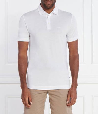 Поло Press BOSS BLACK - белый(50508830)