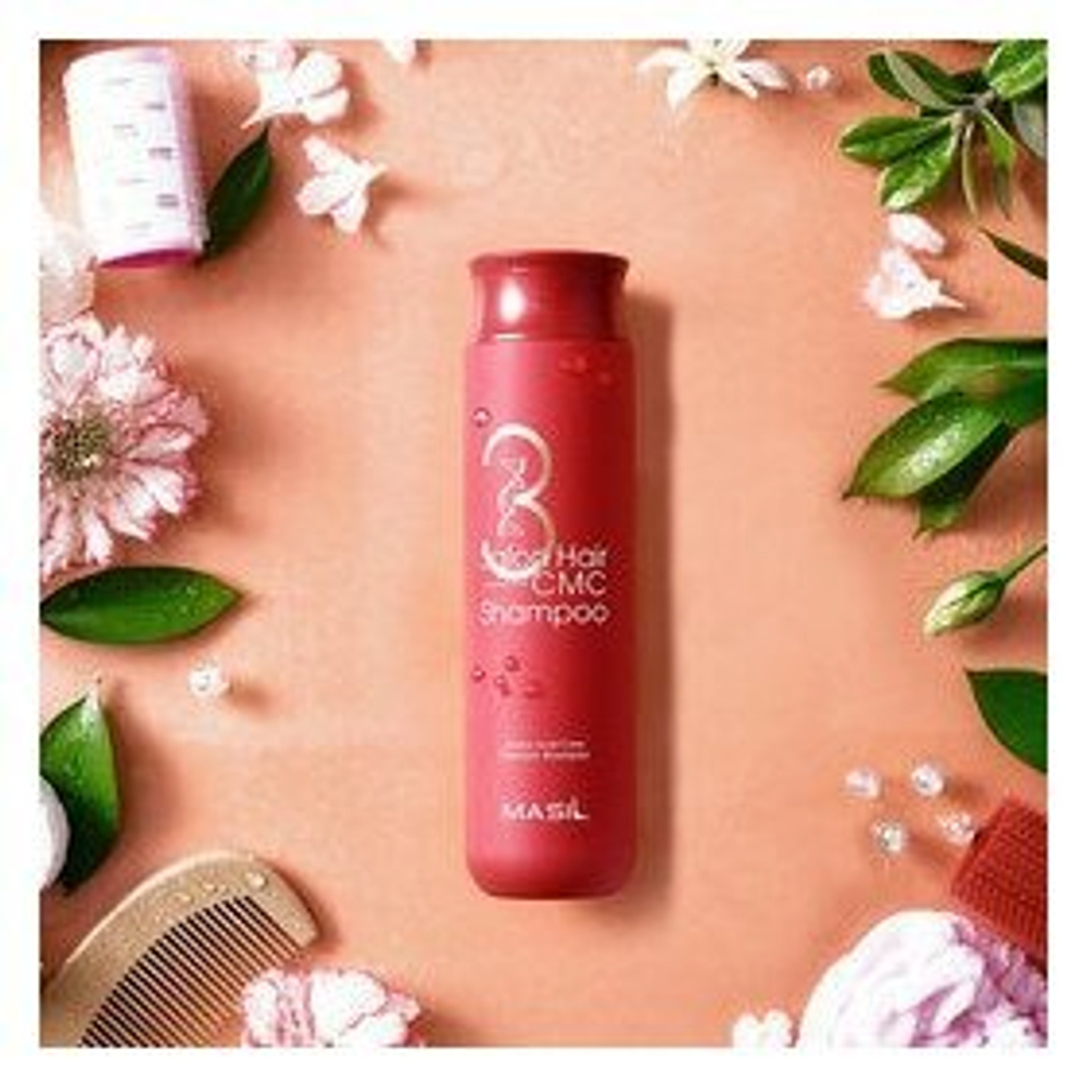 Восстанавливающий профессиональный шампунь с керамидами Masil 3 Salon Hair CMC Shampoo, 300 мл