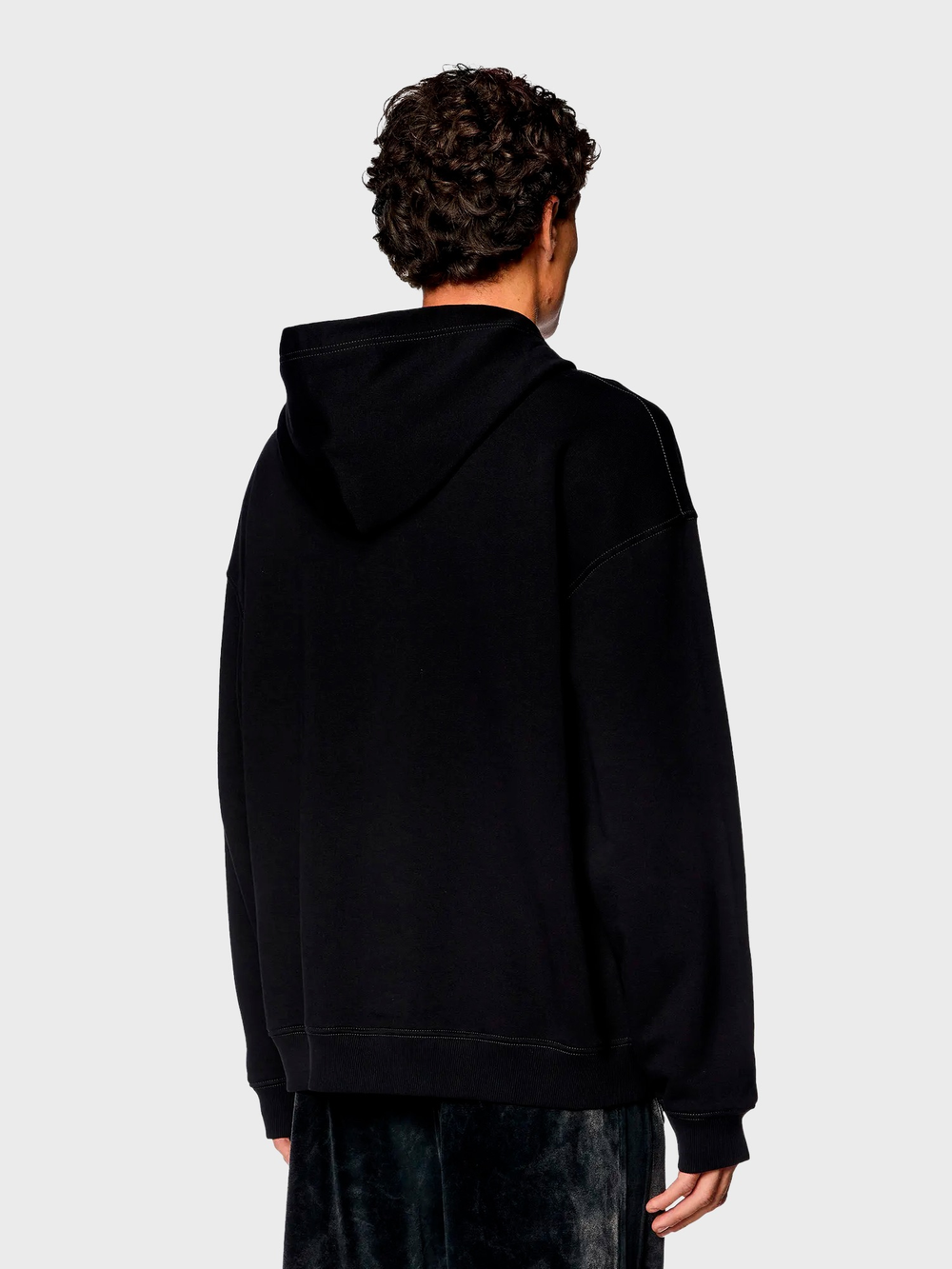 Худи Diesel S-BOXT-HOOD-N2 Big D Black