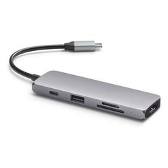 USB-хаб Satechi USB-C Multiport Pro для Macbook (ST-UCMPAM) Space Gray / Серый космос