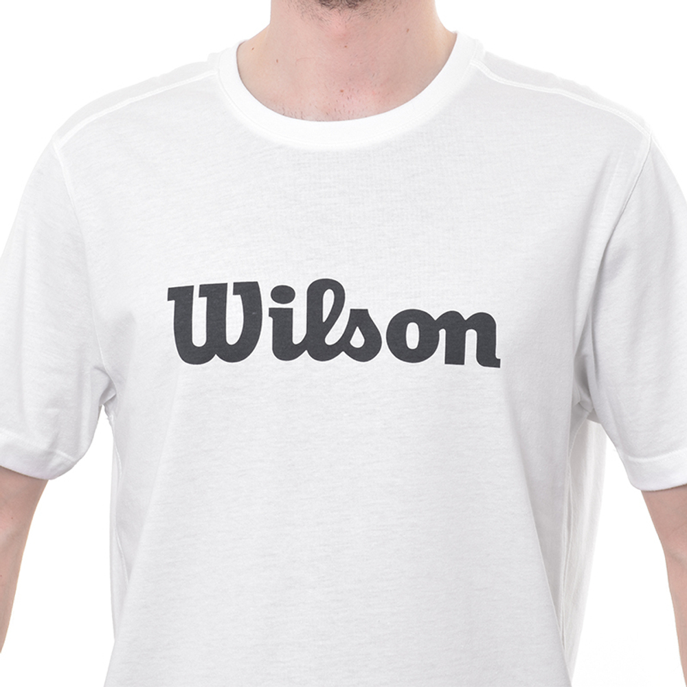 Мужская теннисная футболка Wilson Graphic T-Shirt - белый