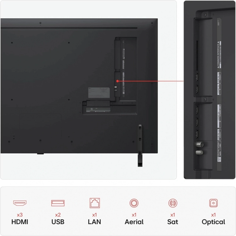Телевизор LG 55QNED80A6A.ARUG 55" Ultra HD QNED Charcoal Black 2025