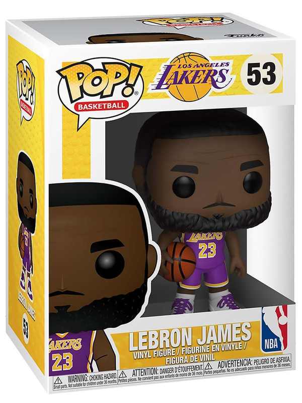 Фигурка Funko POP! NBA Lakers LeBron James (Purple Jersey) 10" (53) 52359