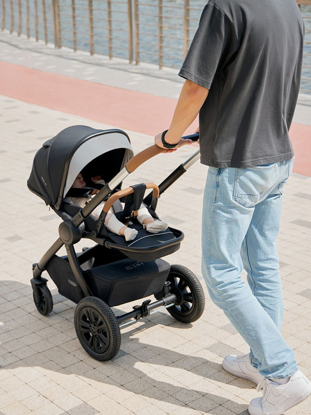 Детская коляска Happy Baby Mommer Pro 2 в 1 Dark grey