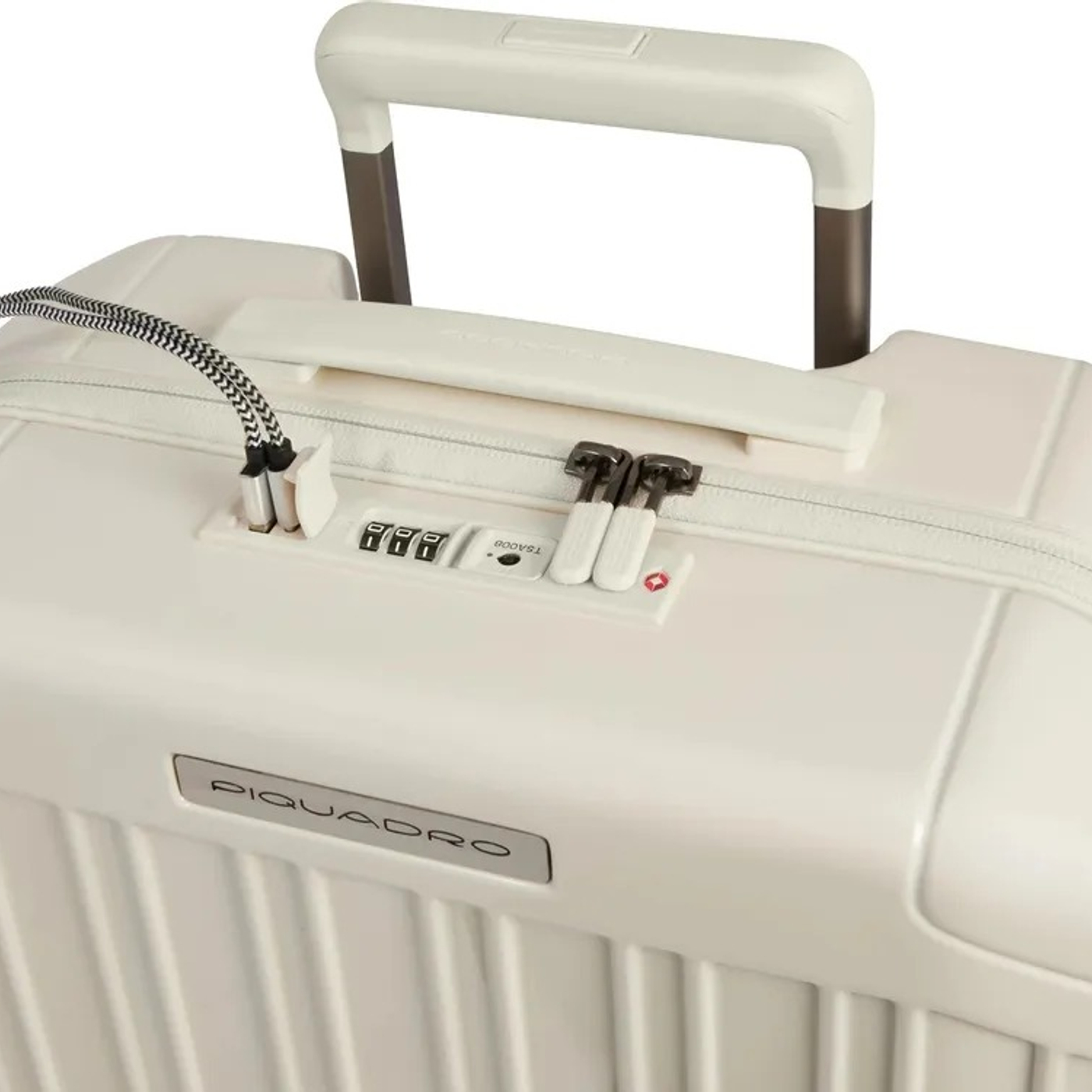 Чемодан ультратонкий ручная кладь Piquadro BV4425PQL/Bianco panna