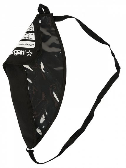 Набор маска+трубка в сумке Sargan Мастер-К черный