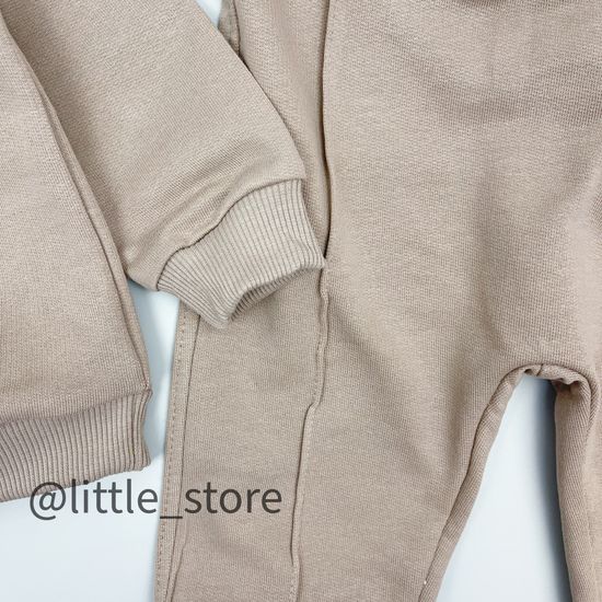 Комплект из футера "One love" Капучино