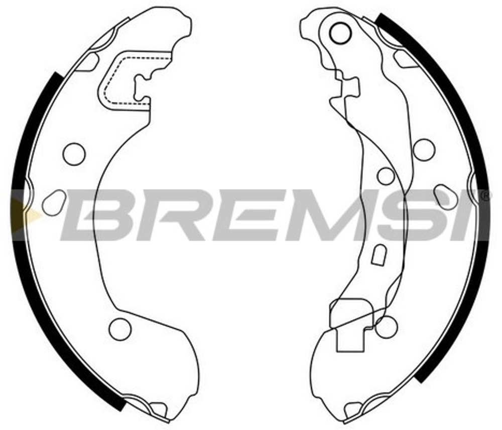 BREMSI - GF0862-BMS - Brake Shoe Set